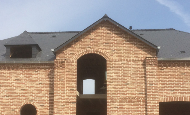  Couverture en ardoise éternit kergoat 40 x 24, La Capelle, Habitat Thierache
